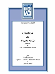 Score and Parts Sacred Music Cantico di Frate Sole