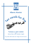 Partition e Parties Ensemble di legni Ten carols for five