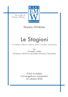 Partitura e Parti Orchestra d'archi Le Stagioni